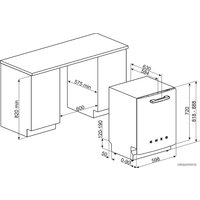 Отдельностоящая посудомоечная машина Smeg STFABCR3