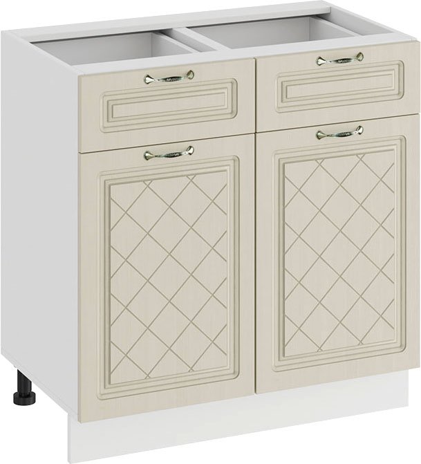 

Шкаф напольный Трия Бьянка 1Н8Я1 (белый/дуб ваниль)