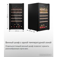 Винный шкаф MAUNFELD MFWC-124S56