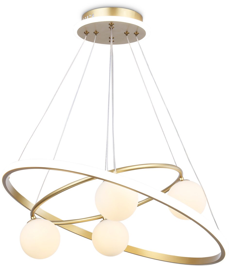 

Подвесная люстра Ambrella light Comfort FL66324/1+4 GD (золото)