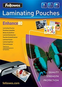 Пленка для ламинирования Fellowes Glossy Polyester Pouches А4, 80 мкм, 100 л