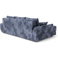 Угловой диван Sundays Home Нью-Йорк (велюр плюш серый)