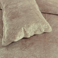 Набор текстиля для спальни Sofi De MarkO Церцея 240x260 Пок-Ц12-240х260 (светло-бежевый)