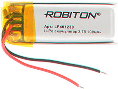 

Аккумулятор Robiton LP401230 100mAh 1 шт.