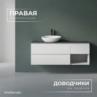 Wellerein Тумба с умывальником AMAL 06310 + Marblan Mira