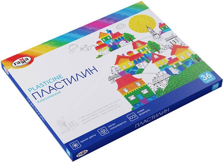 

Пластилин Гамма Классический 281037 (36 цв)