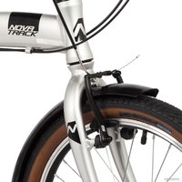 Велосипед Novatrack Town alloy 8 V 2024 (серебристый)