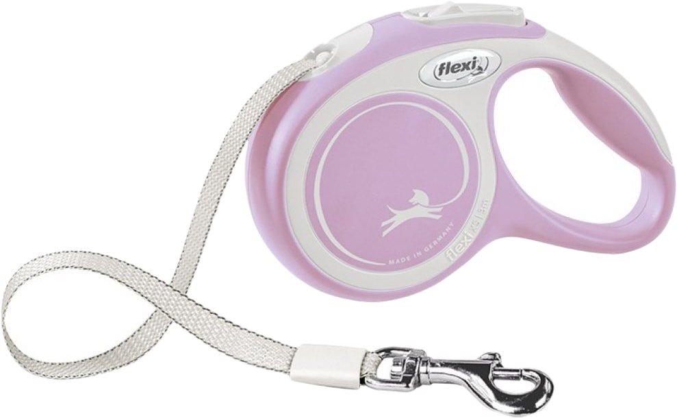 

Поводок-рулетка Flexi New Comfort XS Tape 3 м (розовый)