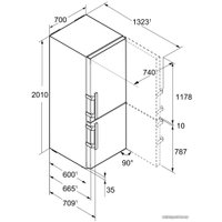 Холодильник Liebherr CNef 5745 Comfort