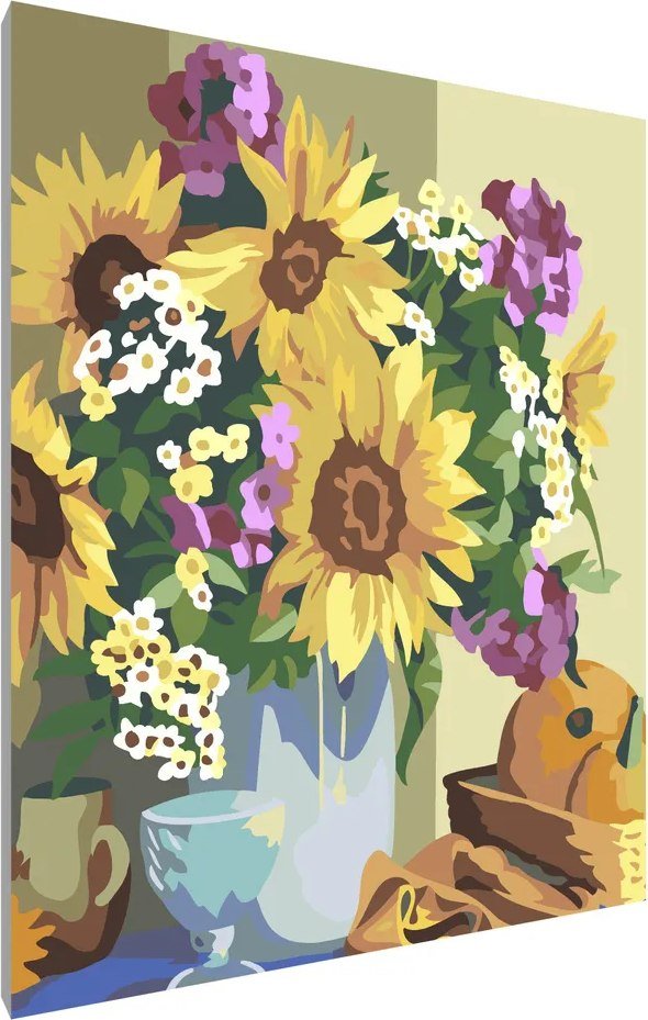 

Картина по номерам PaintLine Натюрморт с подсолнухами PL-00035