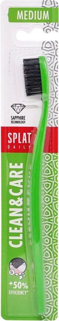 

Зубная щетка SPLAT Daily Clean&Care Medium (цвет в ассортименте)