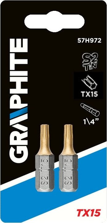 Набор бит GRAPHITE 57H972 (2 шт)