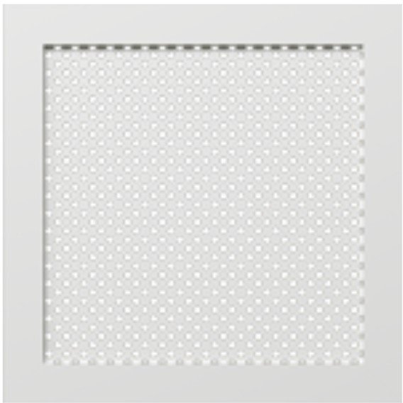 

Декоративный экран Stella Premium Глория (60x60, белый)