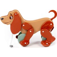 Игрушка-каталка Полесье Собака Боби 48718 (бежевый/коричневый)