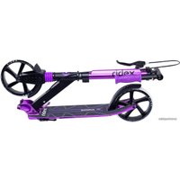 Двухколесный детский самокат Ridex Sigma (черный/фиолетовый)