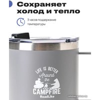 Термокружка RoadLike Camp 415мл (серый)