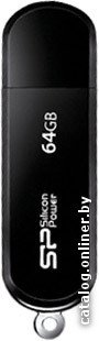 Silicon-Power LuxMini 322 Black 64GB (SP064GBUF2322V1K)