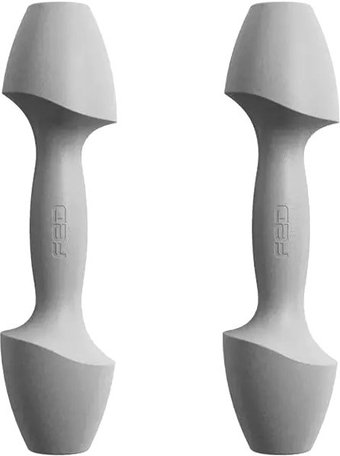 Набор гантелей FED Wave 2x1.35 кг (серый)