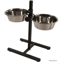 Миски на подставке Duvo Plus Twin feeder H-stand + bowls L