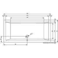Ванна Riho Lugo 190x90 BT05 (с ножками)