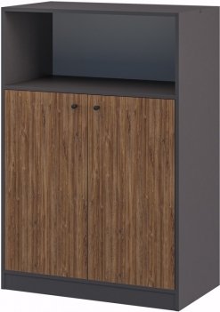 Тумба Мебель Неман Мальма МН-135-15 (белый, дуб стирлинг, графит)