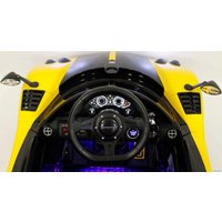 Электромобиль RiverToys Pagani Zonda Cinque A009AA (желтый)