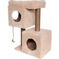 Комплекс Kogtik Пентхаус БежКД m (бежевый кучерявый/джут)