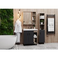  Onika Тумба под умывальник Тимбер 70.10 107057 (серый матовый/дуб сонома)