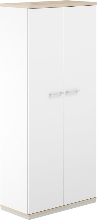 

Шкаф распашной Norden 80x40x183.3 AG.221.WH.AR.WH (белый/акация равелло/белый)