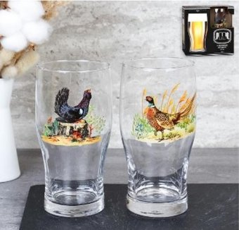 Набор бокалов для пива Славянская Керамика Трофейная охота дек-304/2-д3