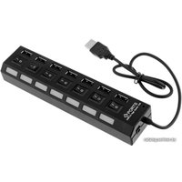 USB-хаб USBTOP USB2.0 Type-A - 7x USB2.0 с выключателями