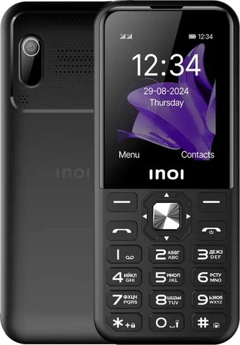 Кнопочный телефон Inoi 340 PowerHub 4G (черный)