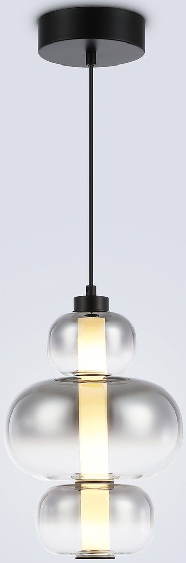 

Подвесная люстра Ambrella light LH11057 BK/SM (черный/дымчатый)