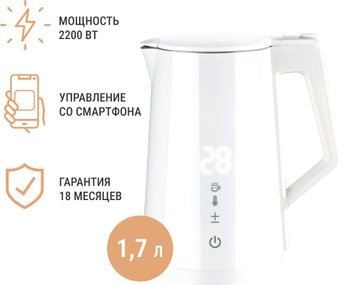 

Электрический чайник TECHNO D3815ES (белый)