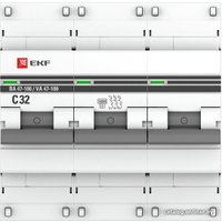 Выключатель автоматический EKF PROxima ВА 47-100 3P 32A (C) 10kA mcb47100-3-32C-pro