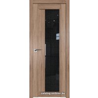 Межкомнатная дверь ProfilDoors 2.72XN L 80x200 (салинас светлый/стекло дождь черный)