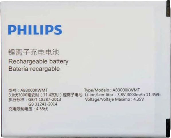 

Аккумулятор для телефона Копия Philips AB3000KWMT