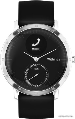 Гибридные умные часы Withings Steel HR 40mm Black
