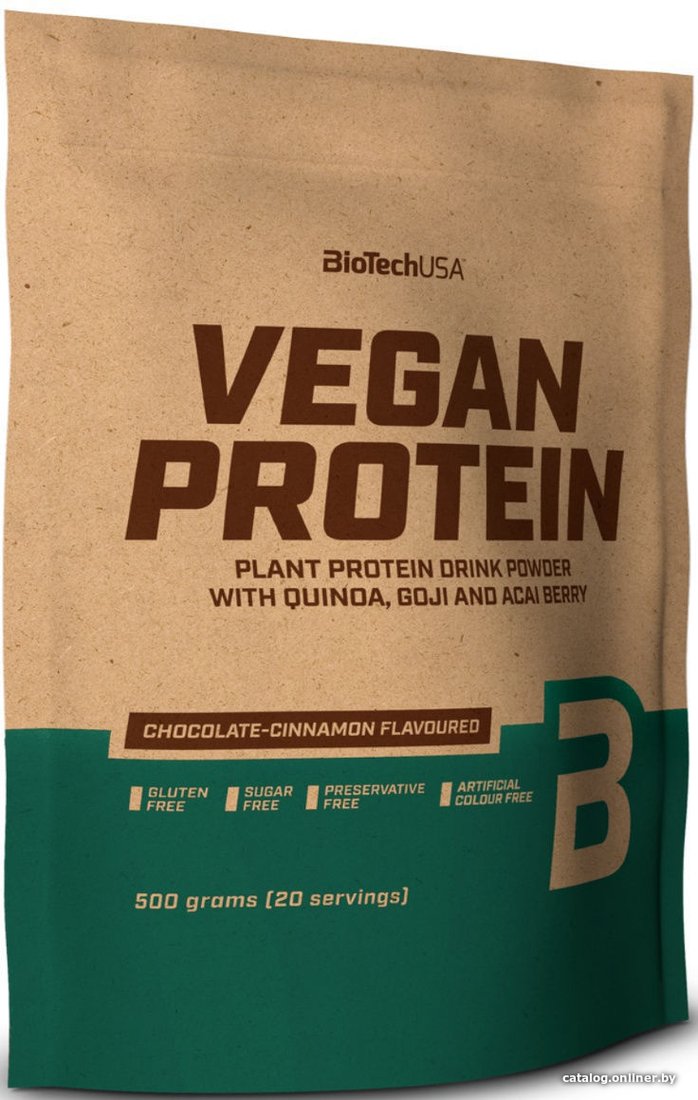 Протеин комплексный BioTech USA Vegan Protein (шоколад/корица, 500 г)