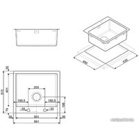 Кухонная мойка Smeg LFT50RS