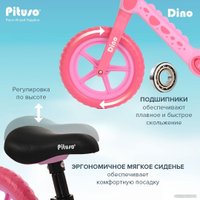 Беговел Pituso Dino EVA 12 (розовый)