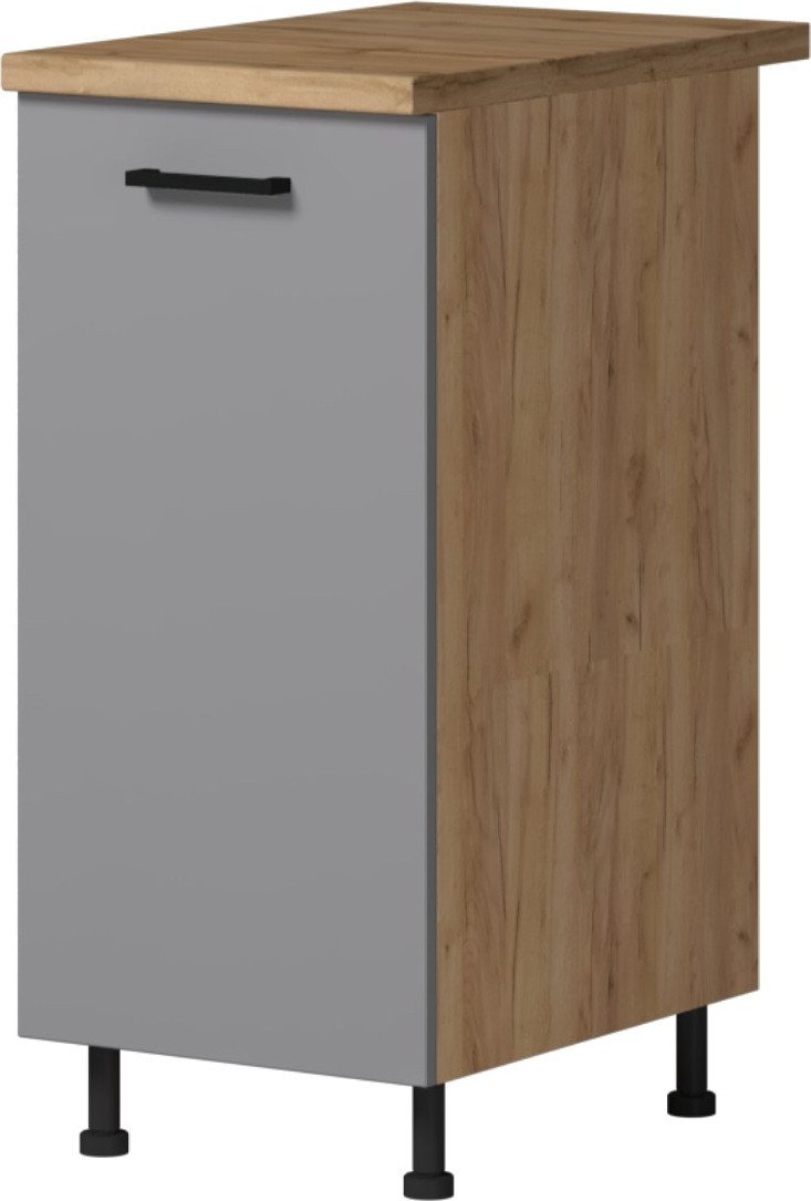 

Шкаф напольный Genesis Мебель Алиса Грей 400 (дуб золотой/серый)