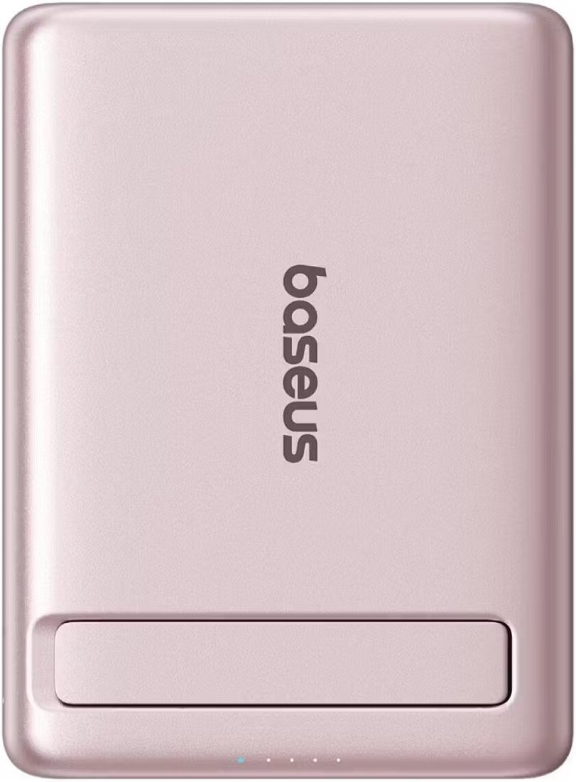 

Внешний аккумулятор Baseus PicoGo AM31 Mini Magnetic Power Bank with Stand 20W 5000mAh (розовый)