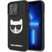 Чехол для телефона CG Mobile Karl Lagerfeld для iPhone 13 Pro KLHCP13LCH3DBK