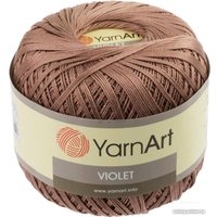 Пряжа для вязания Yarnart Violet 15 (282 м, темный бежевый, 6 мотков)