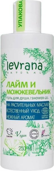 

Levrana Гель для душа Лайм и можжевельник 250 мл