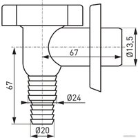 Сифон Ferro 465.0