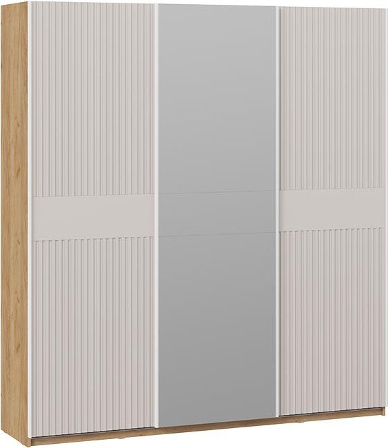 

Шкаф-купе Трия Оскар Хилтон Т2 2100 271131 (ручка белая/дуб крафт золотой/кашемир сатин)