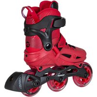 Роликовые коньки Powerslide Phuzion Universe 3 колеса (р. 29-32, красный)