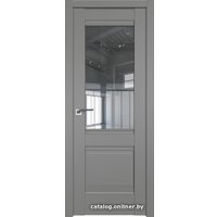 Межкомнатная дверь ProfilDoors Классика 2U L 90x200 (грей/прозрачное)